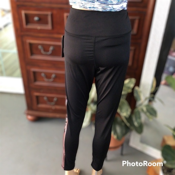 Bebe Sports Logo Stripe Leggings - Picture 2 of 4